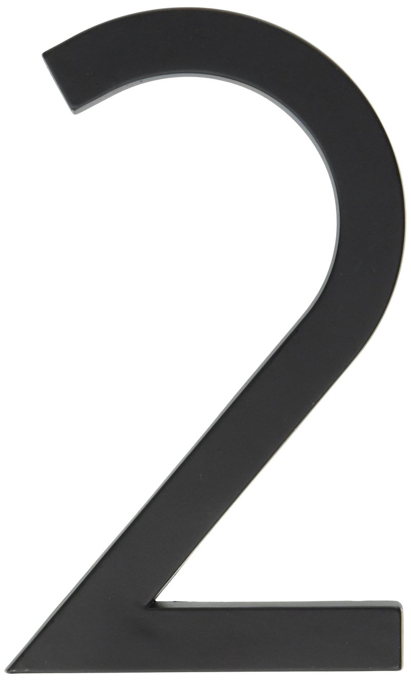 HY-KO PRODUCTS CO FM-6/2 FLOATING MOUNT HOUSE NUMBER 6" BLACK # 2 - Image 1